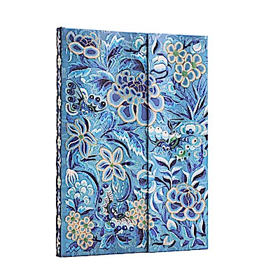 Blue Willow Celebrate Hanfu Midi Unlined Wrap 120 Gsm