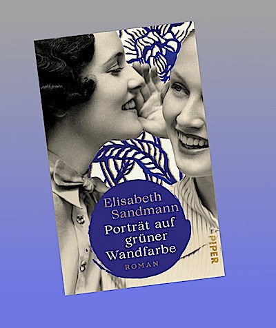 Porträt auf grüner Wandfarbe