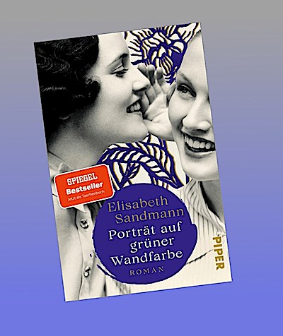 Porträt auf grüner Wandfarbe